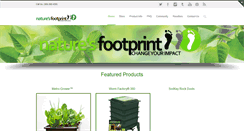 Desktop Screenshot of naturesfootprint.com